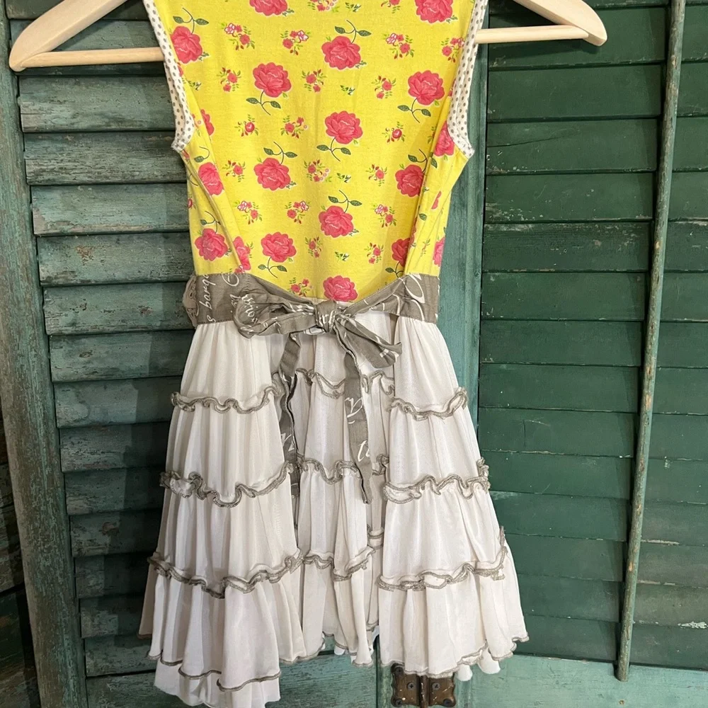Mustard pie dress size 7 - Picture 6 of 6